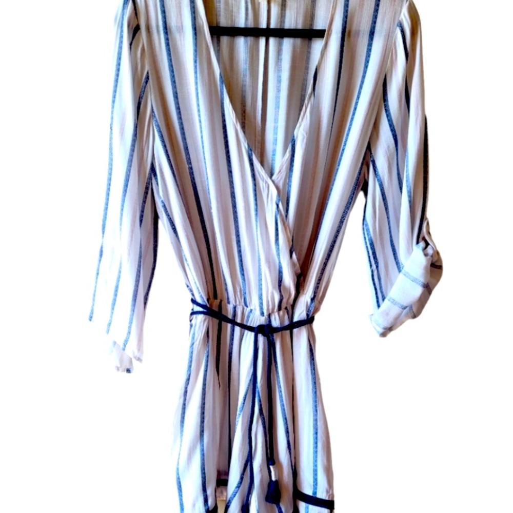 Striped romper by Mystree size large